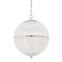 Polished Nickel Sphere No. 3 Pendant 18.25" by Hudson Valley