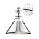 Polished Nickel Metal No. 2 Wall Sconce 9.5" by Hudson Valley