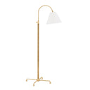 Aged Brass Curves No.1 Floor Lamp 30.5" by Hudson Valley