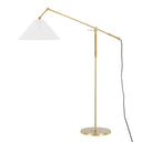 Aged Brass Dorset Floor Lamp 16" by Hudson Valley