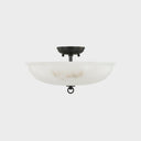 Distressed Bronze Somerset Semi Flush 16" by Hudson Valley, view 5