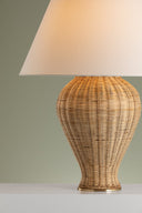 Aged Brass Chatsworth Table Lamp 24" by Hudson Valley, view 3