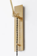 Aged Brass Metal No. 2 Plug-In Sconce 9.5" by Hudson Valley, view 4