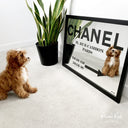 Luxury Drips Black and White Mirror