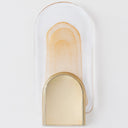 Vintage Brass Morganite Wall Sconce 7" by Corbett Lighting, view 3