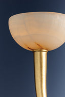 Vintage Gold Leaf Maywood Chandelier 33.5" by Hudson Valley, view 5