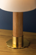 Aged Brass Meadowbrook Rechargeable Table Lamp 7" by Hudson Valley, view 2