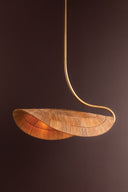 Gold Leaf Medea Linear 40" by Corbett Lighting, view 3