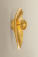Vintage Gold Leaf Meena Wall Sconce 8.5" by Corbett Lighting, view 3