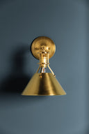 Aged Brass Metal No. 2 Wall Sconce 9.5" by Hudson Valley, view 2