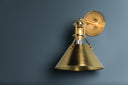 Aged Brass Metal No. 2 Wall Sconce 9.5" by Hudson Valley, view 5