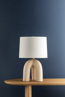 Ceramic Gossamer Ivory Mills Pond Table Lamp 13.75" by Hudson Valley, view 8