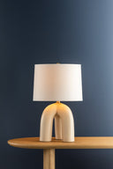 Ceramic Gossamer Ivory Mills Pond Table Lamp 13.75" by Hudson Valley, view 9