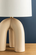 Ceramic Gossamer Ivory Mills Pond Table Lamp 13.75" by Hudson Valley, view 4
