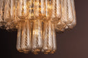 Vintage Gold Leaf Milos Chandelier 26.5" by Corbett Lighting, view 6