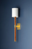 Aged Brass Minnetonka Wall Sconce 6" by Hudson Valley, view 2