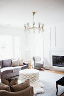 Aged Brass Astoria Chandelier 36" by Hudson Valley, view 9