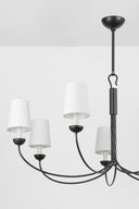Aged Iron Montpelier Chandelier 48" by Hudson Valley, view 4