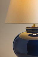 Ceramic Parrish Blue Moodus Table Lamp 20" by Hudson Valley, view 5