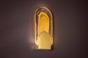 Vintage Brass Morganite Wall Sconce 7" by Corbett Lighting