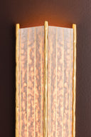 Vintage Gold Leaf Mostar Wall Sconce 7.5" by Corbett Lighting, view 2