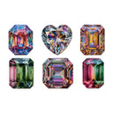 Multi-Color Gemstones | Acrylic Silhouettes