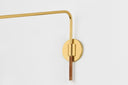 Aged Brass Narragansett Wall Sconce 4.75" by Hudson Valley, view 3