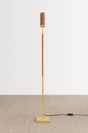 Aged Brass Narragansett Floor Lamp 7.5" by Hudson Valley, view 3