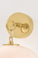 Vintage Polished Brass Nephele Wall Sconce 10" by Corbett Lighting