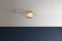 Aged Brass New Haven Flush Mount 20.25" by Hudson Valley, view 4