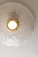 Aged Brass New Haven Flush Mount 20.25" by Hudson Valley, view 3