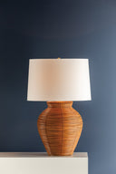 Vintage Gold Leaf Newark Table Lamp 19.5" by Hudson Valley, view 7