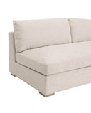 Newport Outdoor Modular 2-Seat Right Track Arm Sofa