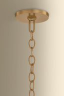 Ceramic Ivory Crackle Omi Pendant 9" by Hudson Valley, view 4