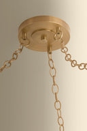 Ceramic Ivory Crackle Omi Chandelier 36" by Hudson Valley, view 7