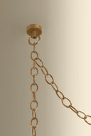 Ceramic Ivory Crackle Omi Chandelier 36" by Hudson Valley, view 5