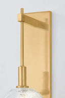 Aged Brass Onteora Wall Sconce 6" by Hudson Valley, view 3