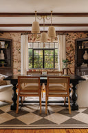 Ceramic Ivory Crackle Omi Chandelier 36" by Hudson Valley, view 2