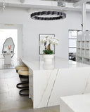 Soft Black Opal Chandelier 50" by Corbett Lighting