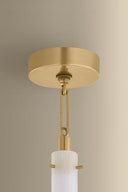 Vintage Brass Parigi Pendant 2.75" by Corbett Lighting
