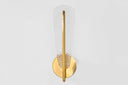 Aged Brass Passaic Wall Sconce 5.5" by Hudson Valley, view 7