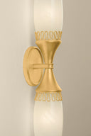 Vintage Gold Leaf Pennebrook Wall Sconce 4.75" by Hudson Valley, view 3