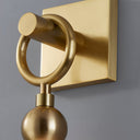 Aged Brass Perrin Wall Sconce 6" by Hudson Valley, view 6