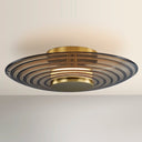 Aged Brass Griston Wall Sconce 12" x 12" by Hudson Valley, view 4
