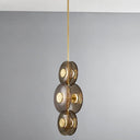 Aged Brass Griston Pendant 12" by Hudson Valley, view 2