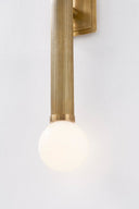 Vintage Brass Pienza Wall Sconce 5.5" x 31.25" by Corbett Lighting