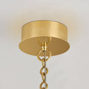 Vintage Brass Pietra Pendant 20" by Corbett Lighting