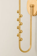 Vintage Gold Leaf Pine Hills Wall Sconce 6.25" by Hudson Valley, view 5