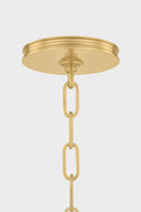 Aged Brass Pinesbridge Pendant 14.5" by Hudson Valley, view 2