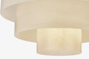 Aged Brass Port Richmond Flush Mount 16" by Hudson Valley, view 3